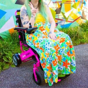 Vibrant Floral Maxi skirt